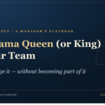 Course cover for 'The Drama Queen (Or King) On Your Team' by salomons.coach on a dark blue gradient background.